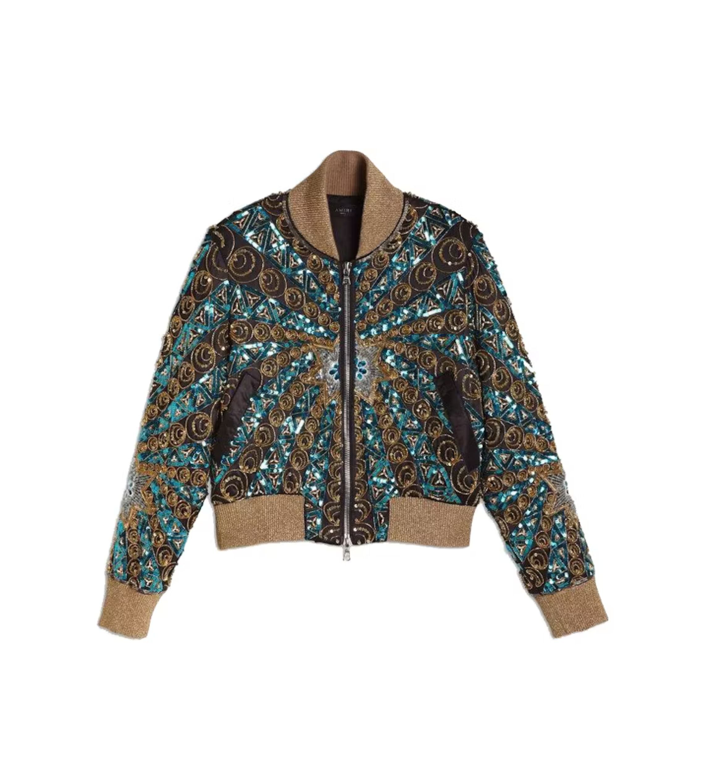 AMIRI Star Beaded Bomber Jacket